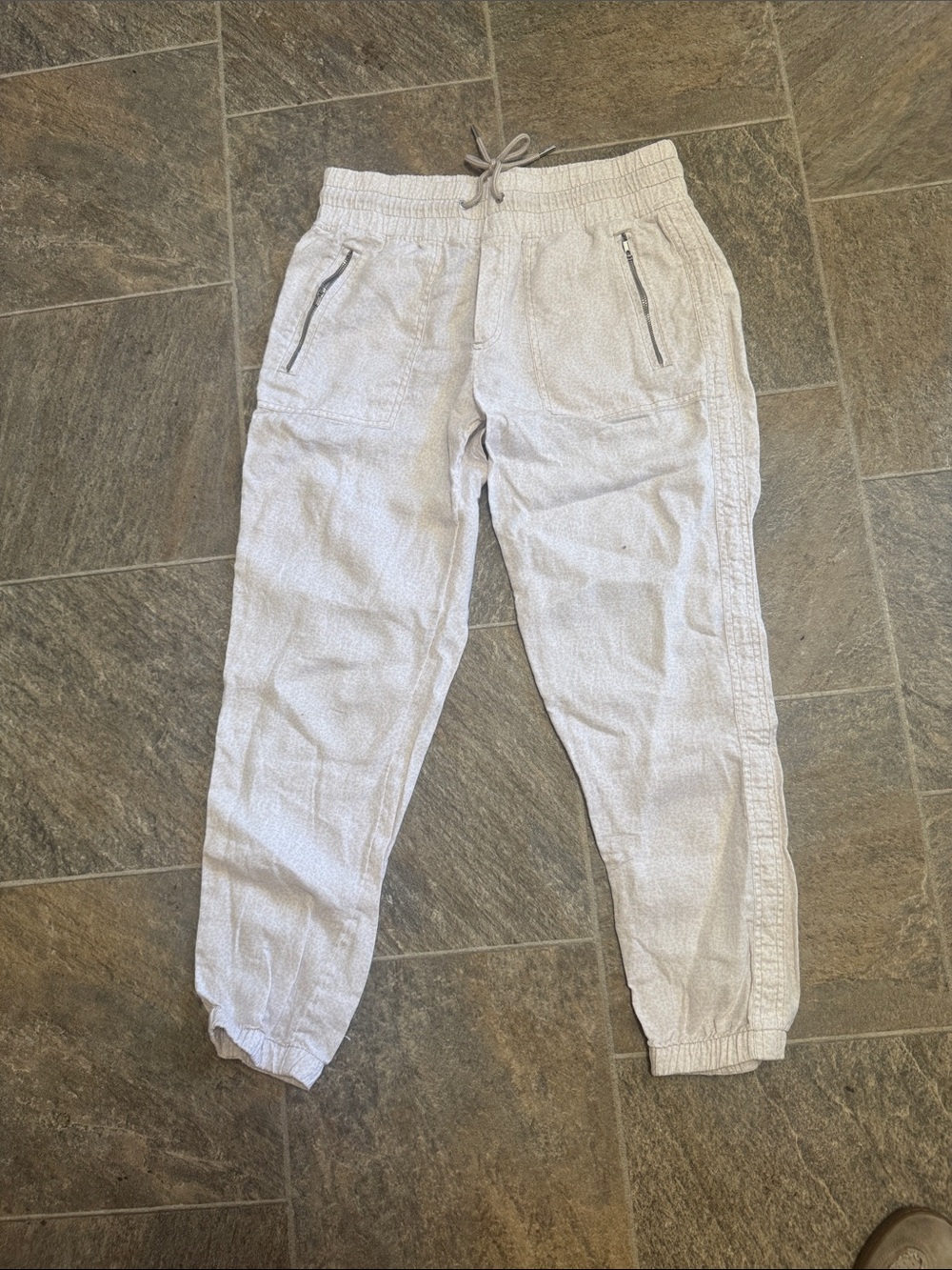 Athleta Light Gray Women's Jogger Sweatpants
